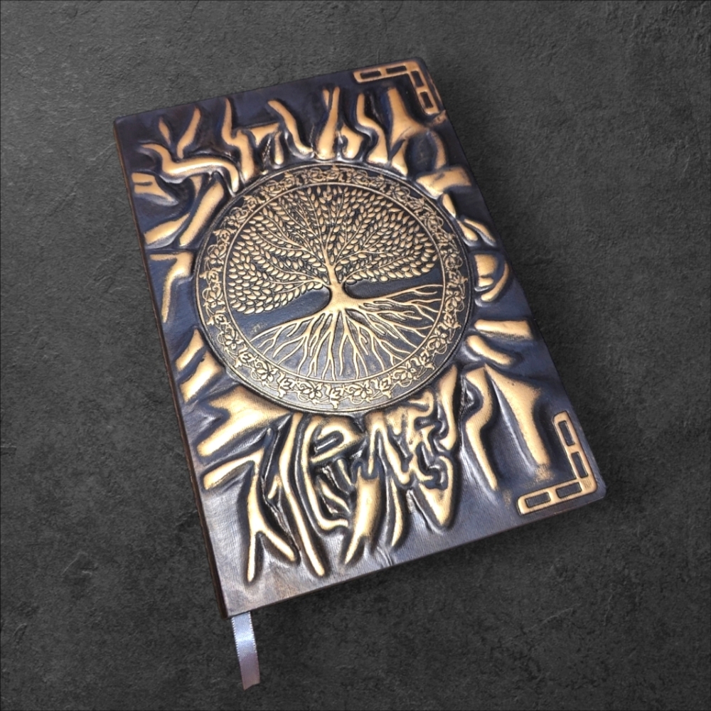 Tree of Life 3D Embossed Hardcover Writing Journal